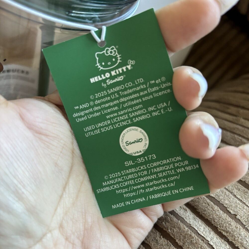 Starbucks Hello Kitty Collection 24oz Acrylic Cold Cup Limited Edition New - Picture 4 of 7
